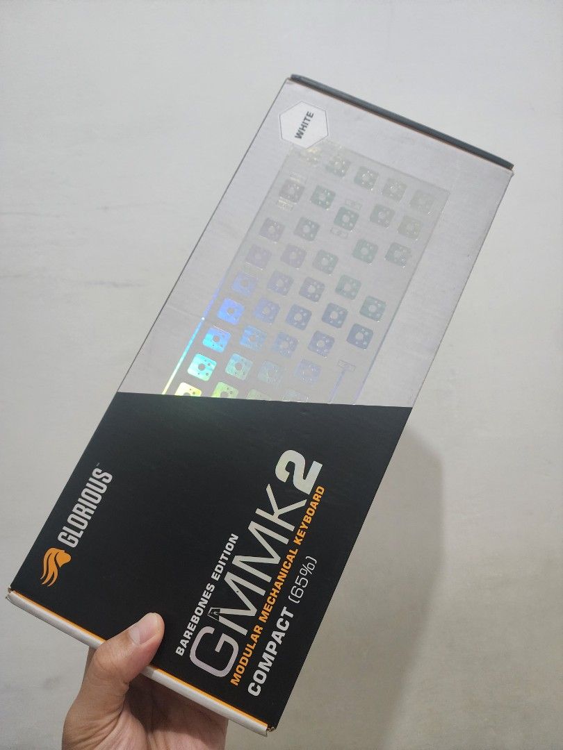 Glorious GMMK 2 Barebones 65% Mechanical Keyboard White (Category: Computer Keyboard) located in Caloocan City. Submitted by vj_thefud15 (Listing ID 1456233298, Image 1). Description: - Barebones Glorious GMMK 2 keyboard - Compact 65% layout - White - Comes in original packaging - ​Keyboard won in a raffle in 2025; unused, unopened.