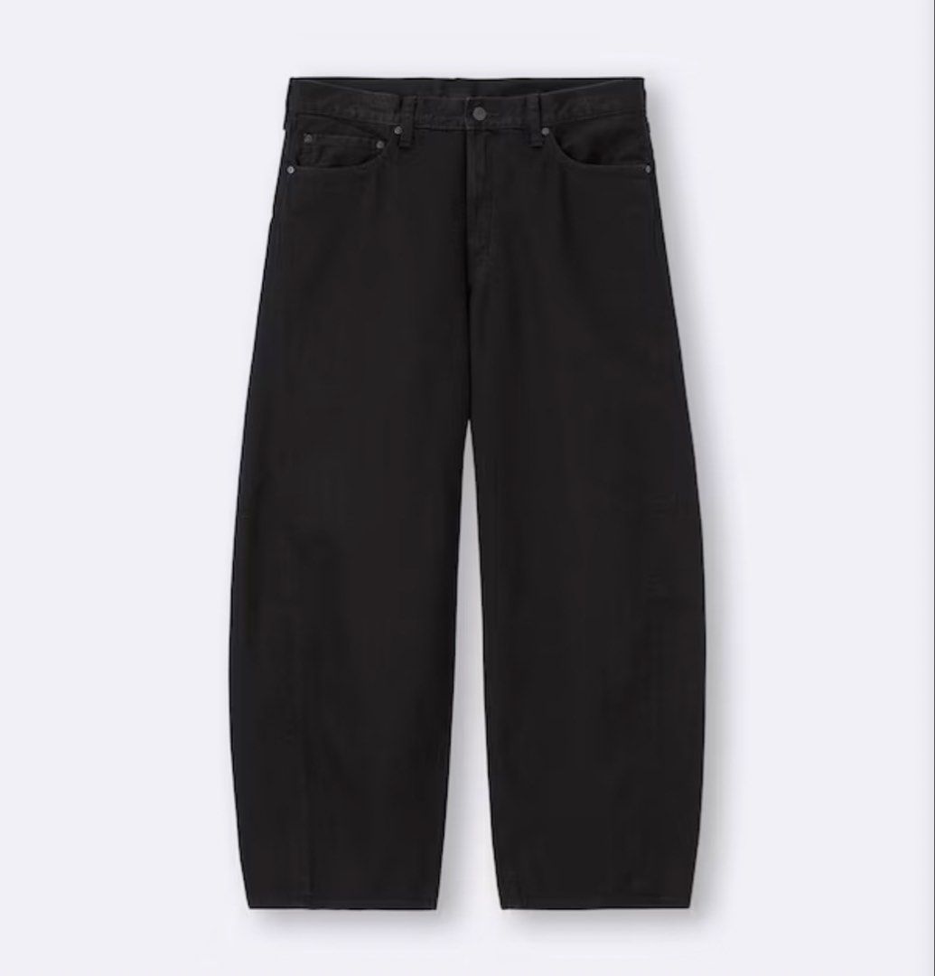 GU Barrel Leg Jeans (Category: Jeans) located in Quezon City. Submitted by k_p13 (Listing ID 1456347427, Image 2). Description: GU Barrel Leg Jeans Black Used 1x in Japan only Size 34 Waist: 35 inches Length: 42.5 inches ₱1,000 Bought from GU Kyoto.