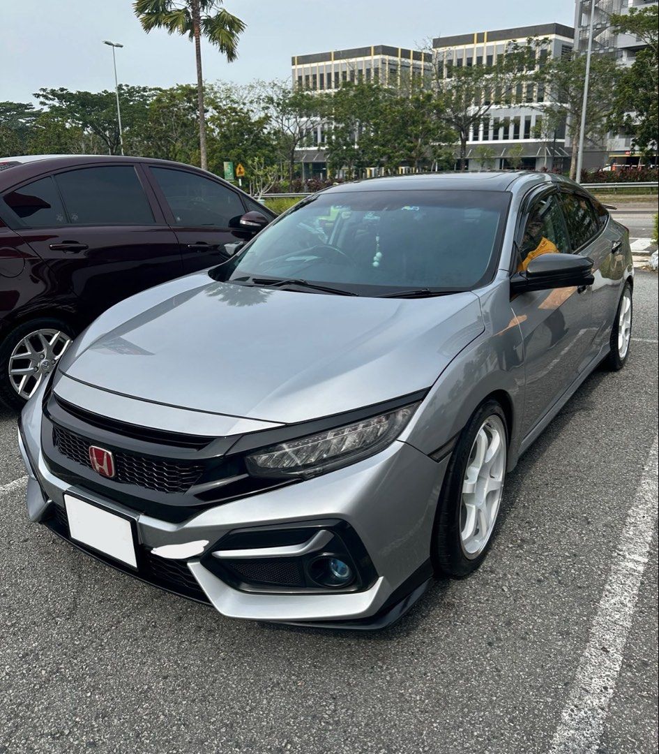Honda Civic 1.5 VTEC Turbo (A) (Category: Used Cars) located in Singapore. Submitted by amemiyaa (Listing ID 1442946381, Image 2). Description: ‼️NO CONSIGNMENT‼️ please thank you. ⭐️ Si front bumper ⭐️ 18" Lightweight Rims ⭐️ Sports Carbon Steering Wheel ⭐️ BCBR Adjustable Coilovers ⭐️ 4-Pot Brake Kit ⭐️ HKS Exhaust Kit + LTA Cert ⭐️ Sunroof ⭐️ Carbon Fibre Trims ⭐️ Ambient Light Tastefully done. ✅ This Civic Is In Immaculate Condition, Well Mai