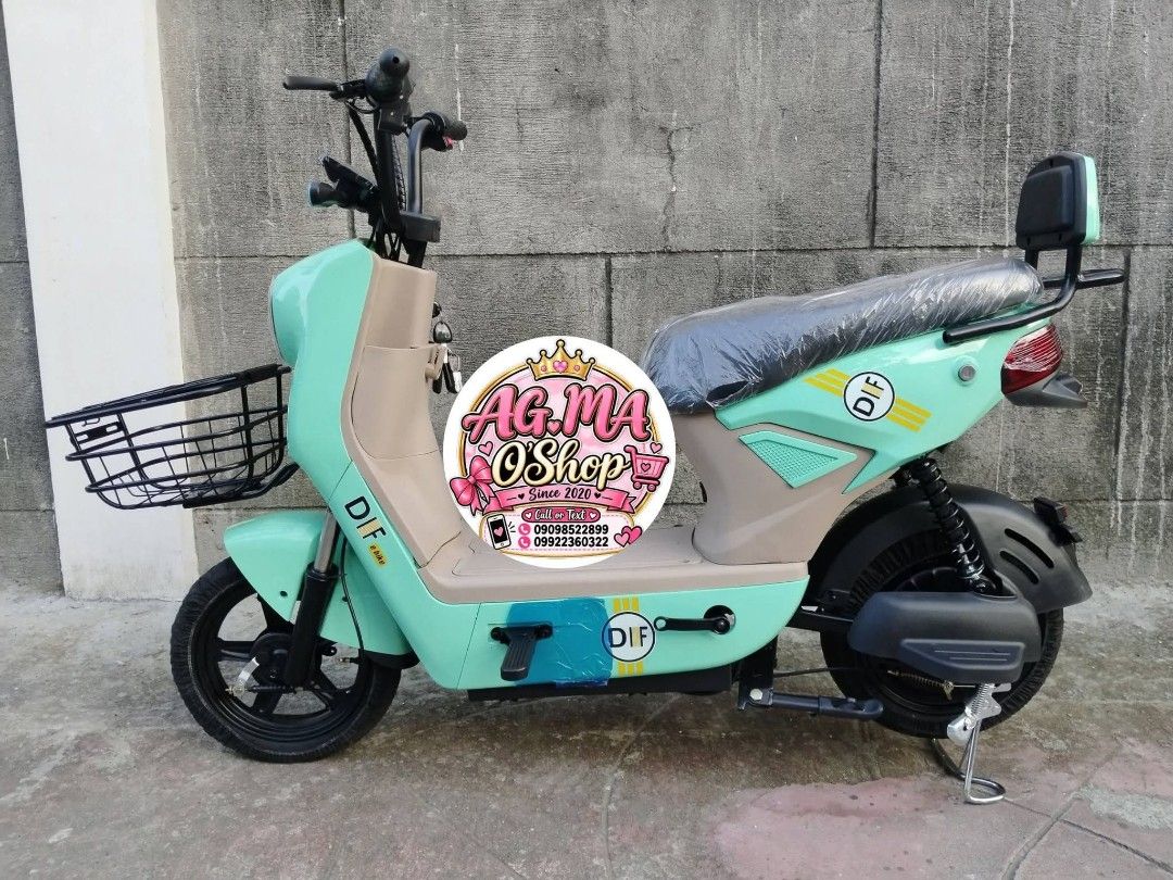 IDEAL MINI MOTOR TYPE 2WHEELS E-BIKE (Category: Bicycles) located in Antipolo. Submitted by mgrace0920 (Listing ID 1456290474, Image 2). Description: RESTOCKED‼️😍🤩 FAST MOVING LANG TO DAHIL PERFECT PANG 2SEATERS NA AT HINDI NA MAHIHIRAPAN SUMAKAY YUNG ANGKAS MO 😁😊 NAKA 500WATTS NA DIN YARNNN 😱 👉IDEAL MINI MOTOR TYPE 2WHEELS E-BIKE ▪️500Watts Motor ▪️48V12Ah Battery ▪️1*,999👌 AVAILABLE COLORS 🛵Blue 🛵Gray 🛵Cyan 🛵White 🛵Black ✅FREE HELME