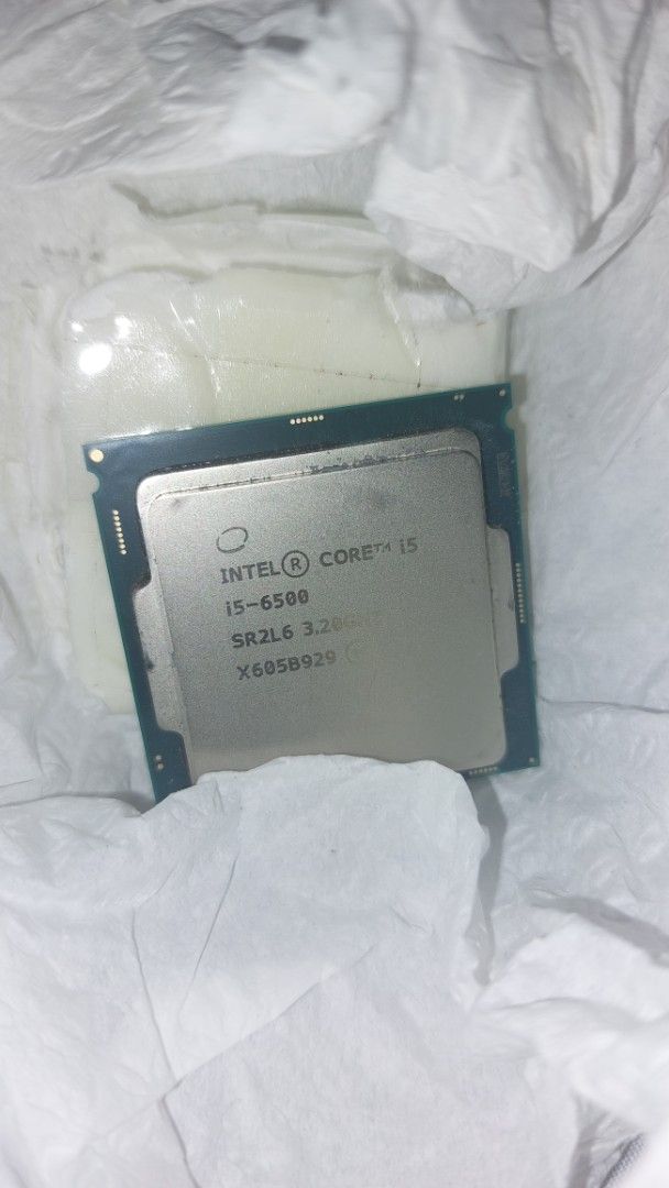 Intel Core i5-6500 Processor (Category: Desktops) located in Manila. Submitted by magranado266441 (Listing ID 1456392649, Image 1). Description: Intel Core i5-6500 CPU (3.20GHz, SR2L6). Tested and working. Upgraded my system, so selling this one. Ask me anything!.