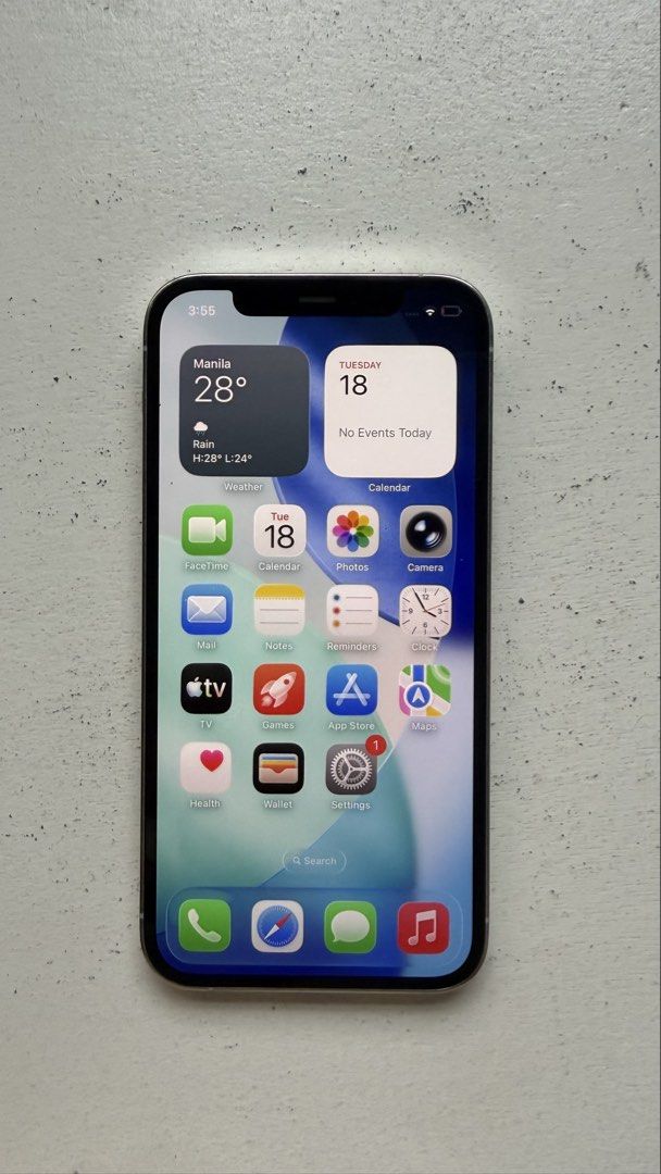iPhone 12 pro (Category: iPhone X Series) located in Manila. Submitted by hahehihohu123 (Listing ID 1456318462, Image 3). Description: for sale: iPhone 12 pro 128gb rfs: upgraded issue: in ear speaker not working (can be fixed) *no repair/replacement done. all parts original. .