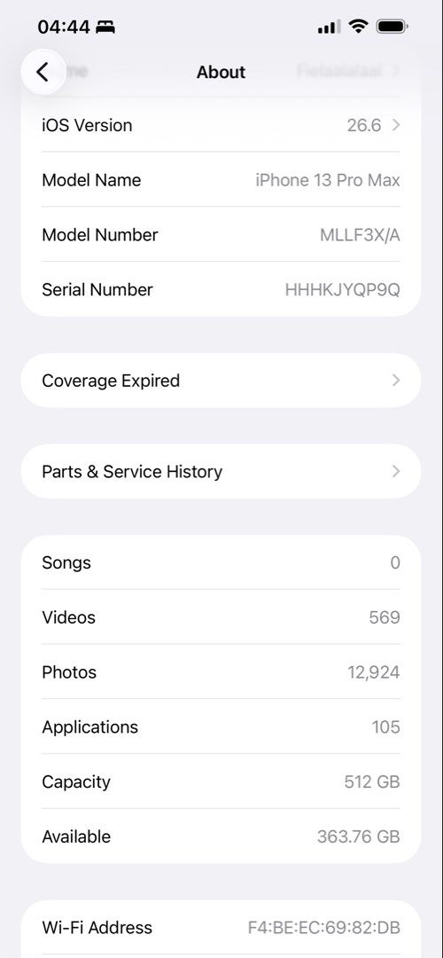 Iphone 13 pro max 512 gb (Category: iPhone 13 Series) located in Taguig. Submitted by vea.trendy.shoppe (Listing ID 1456416627, Image 1). Description: Please see screenshot for details..old casing casetify free..with screen protector..sim and e-sim ready..no issues..can be discounted...