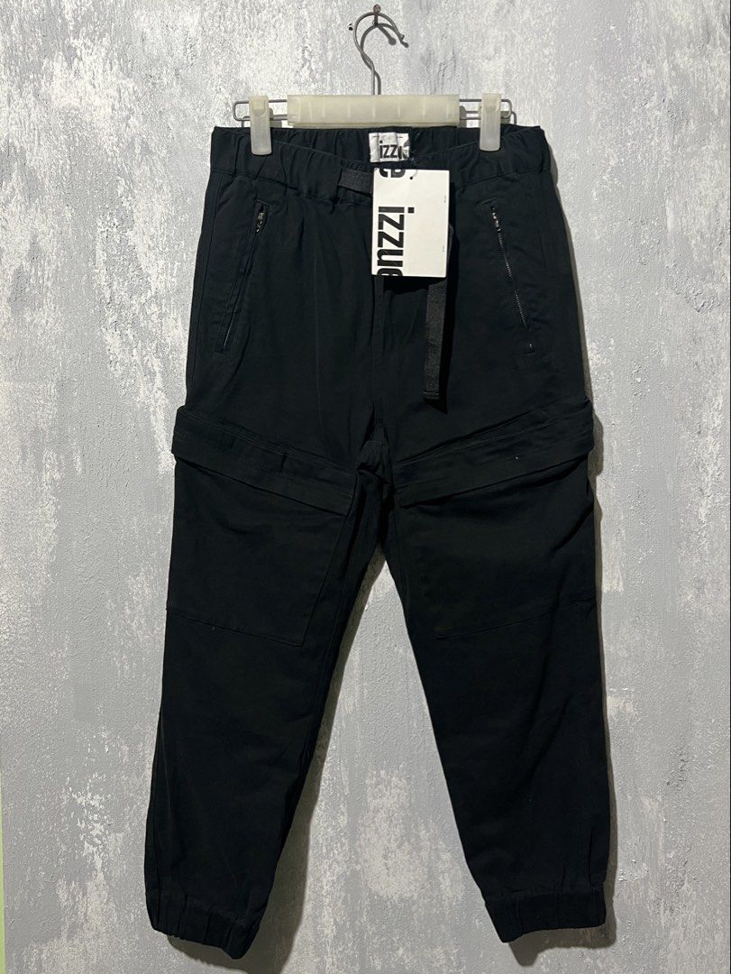 Izzue Uniform live it real denim cargo pants (Category: Jeans) located in Las Pinas. Submitted by jpicked (Listing ID 1456338677, Image 1). Description: Dimension Waist Adjustable 30-34 Length 36 .