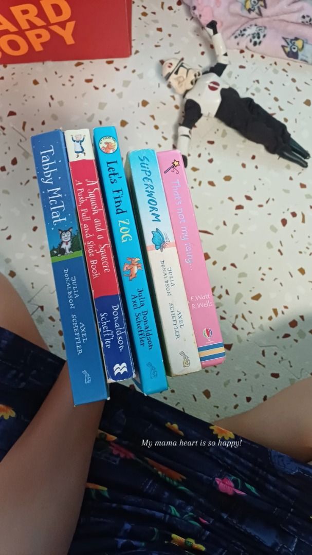 Julia Donaldson & Axel Scheffler Board Books Set (Category: Children's Books) located in Cebu City. Submitted by beigealonso (Listing ID 1456242449, Image 1). Description: Selling these since we already have other copy. 🤍.
