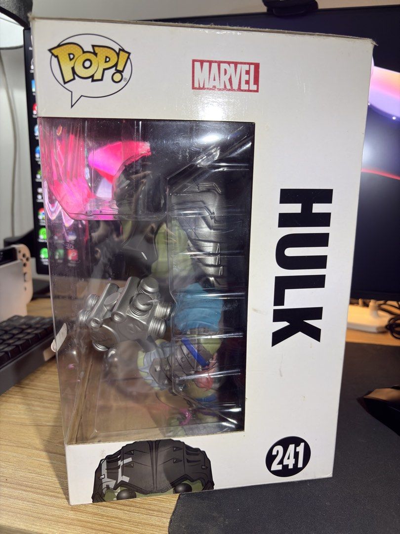 JUMBO Funko Pop "HULK" Thor Ragnarok (Category: Designer & Blind Box Toys) located in San Fernando. Submitted by jdtyy (Listing ID 1456241874, Image 3). Description: NOTE THIS ITEM WAS BOUGHT AT TARGET IN THE USA. SO THIS IS VERY EXCLUSIVE THERE ARE NO TARGET STORES IN THE PHILIPPINES. THIS IS ONLY AT THE USA. selling only for ₱2.8k very good deal no issues BRAND NEW.