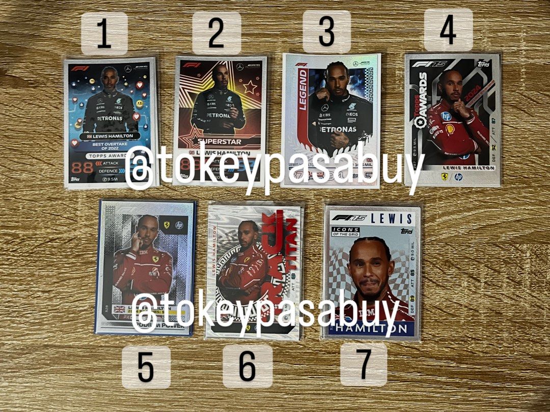 LEWIS HAMILTON F1 CARDS (Category: Raw Singles) located in Paranaque City. Submitted by tokeypasabuy (Listing ID 1456285266, Image 1). Description: DECLUTTERING 👌 OFFICIAL 👌 READY TO SHIP 👌 LEWIS HAMILTON F1 CARDS 200 PHP EA MOP: Maribank/Bank Transfers MOD: SCO/JNT DM for Inquiries 😊 #F1 #FORMULA1 #maxverstappen #turboattax #cards.