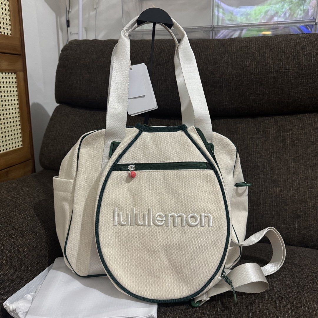 Lululemon Small Racket Bag (Duffle Bag) Pickleball Bag (Category: Tote Bags) located in Bulacan. Submitted by mykakarizza (Listing ID 1456407101, Image 1). Description: Cream/Green nalang available HURRY!!! ✨✨ ₱1700 onlyy LLLMN Small Racket Bag (Duffle Bag) Dimensions: W 35cm x D 16cm x H 29cm (13.8" x 6.3" x 11.4") Volume: 16.5L 📸 Actual pics! 🙋🏻‍♀️ ─── ✦ ─── ✦ ─── ✦ ─── ✦ ─── 🛍️ LOOKING FOR MORE RESELLERS 🛍️ ✨ Buy 3 pcs of ANY items — FREE