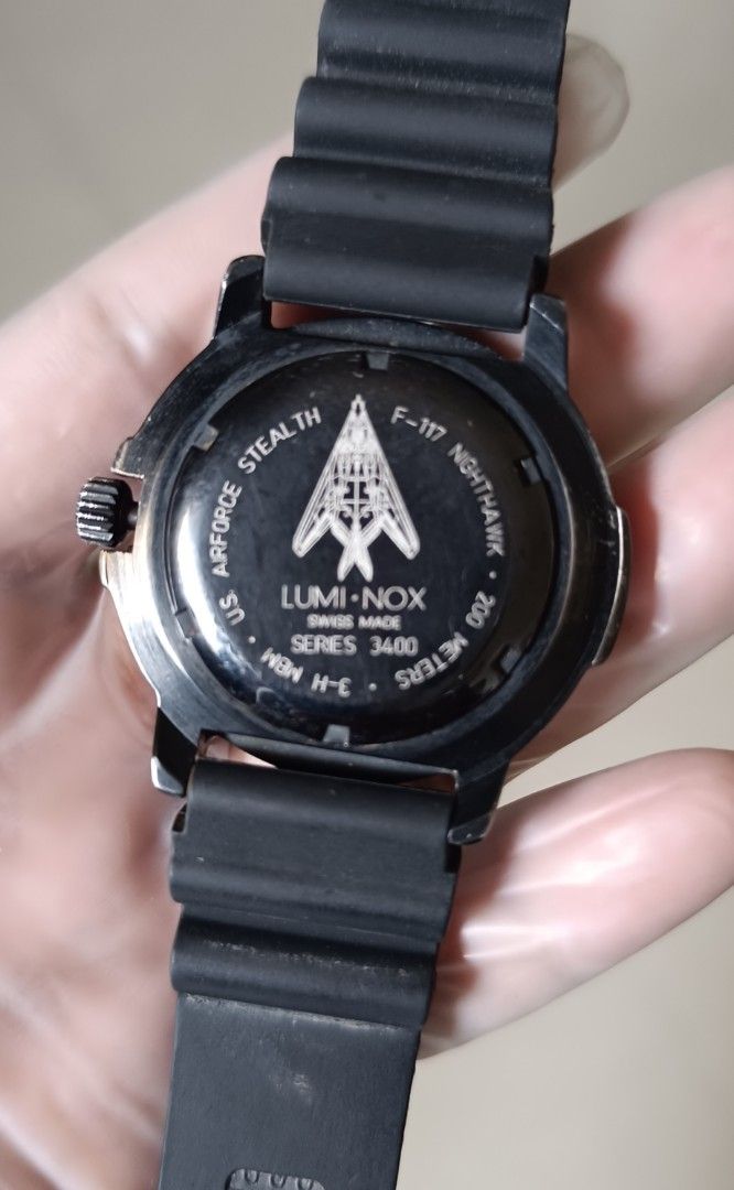 Luminox USAS nighthawk series 3400 (Category: Luxury Watches) located in Bulacan. Submitted by jasonofalltrades_ (Listing ID 1456234521, Image 3). Description: Luminox USAS nighthawk series 3400.
