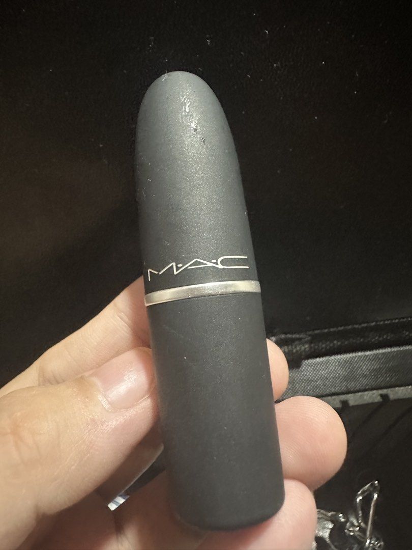 MAC PowderKiss Lipstick in Brickthrough (Category: Makeup) located in Manila. Submitted by warmfish-1441 (Listing ID 1456385343, Image 3). Description: Authentic, bought in MAC.