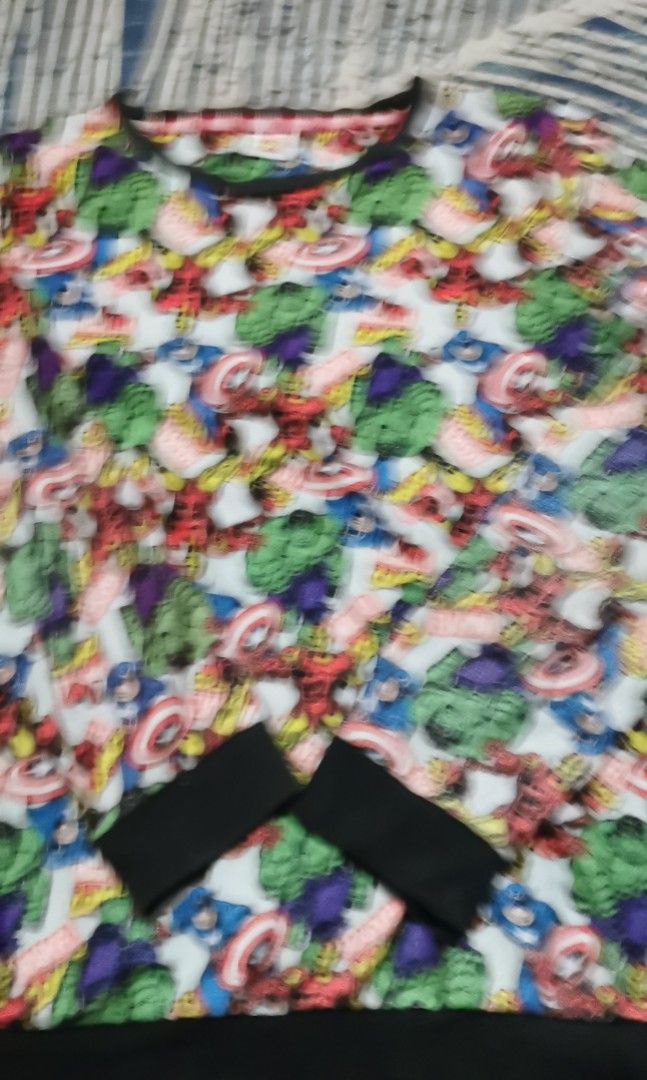 Marvel Comics pull over jacket (Category: Coats, Jackets and Outerwear) located in San Jose. Submitted by thrift_ni_sir (Listing ID 1456420440, Image 3). Description: Slightly used MOP gcash MOD j&t, flash express Add shipping fee.