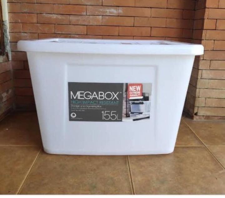 Megabox Clear Storage Box Mg-188 ( 155L) (Category: Storage Boxes & Baskets) located in Manila. Submitted by tindahanniatelizcehl (Listing ID 1252605683, Image 1). Description: MG-800 W39XH34. 5XL55.5 cm. Trans Clear.