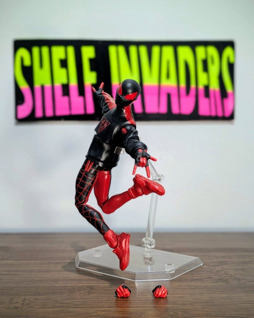 Miles Morales (Jacket) (Category: Coats, Jackets and Outerwear) located in Manila. Submitted by shelfinvaders (Listing ID 1456421458, Image 1). Description: split custom jacket for articulation.