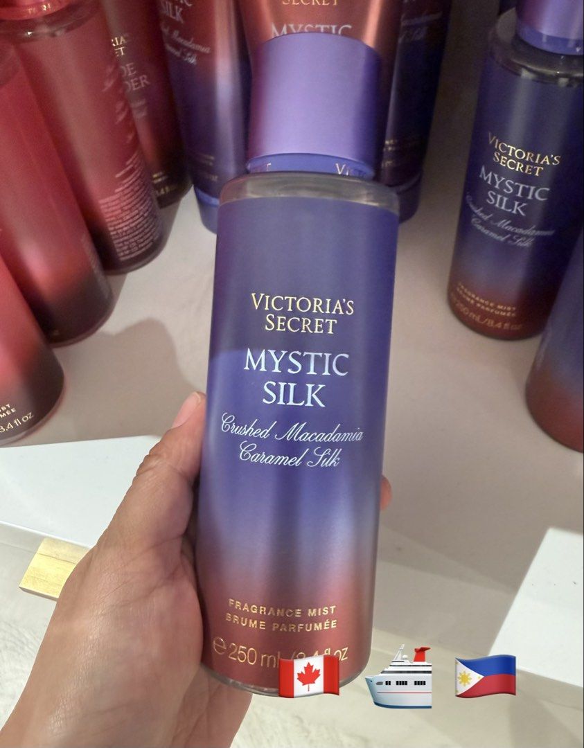 Mystic Silk Fragrance mist (Category: Fragrance & Deodorants) located in Balungao. Submitted by kateee21 (Listing ID 1456416236, Image 1). Description: 📌📌📌 Available for PREORDER 🛳 Shipping from Canada 🇨🇦 to Philippines 🇵🇭 via sea cargo 📦; Local Shipping fee c/o buyer.