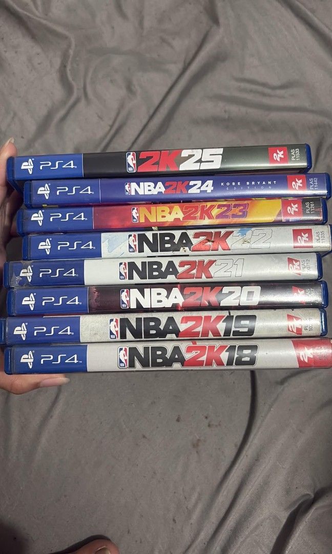 NBA2K BUNDLE | 2k18 - 2k25 (Category: PlayStation) located in Manila. Submitted by c1yed (Listing ID 1456370688, Image 3). Description: FOR SALE!! NBA2K BUNDLE | PS4 RFS: no longer being used PRICE: (NEGOTIABLE) MEET-UP ONLY; SM (can be changed, Metro Manila only) ORIGINAL -> DATABLITZ -> GAMEXTREME *CAN BE SOLD BY ONES*.
