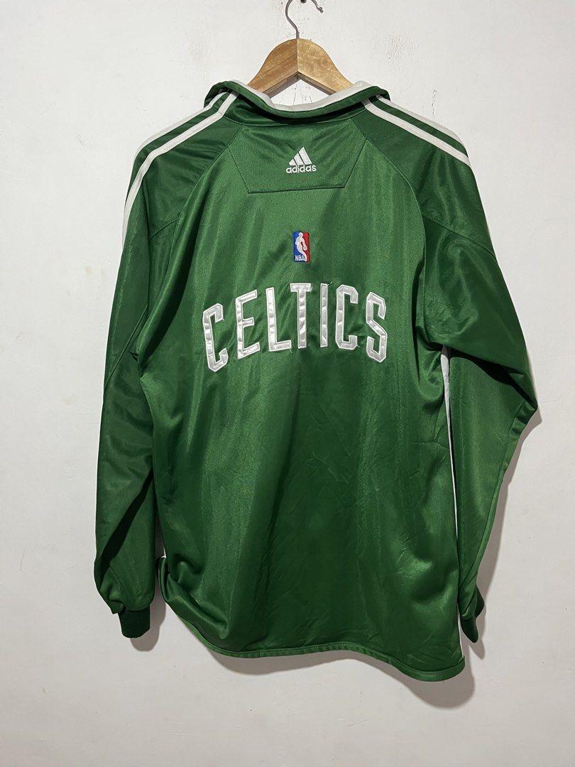 NBA Boston Celtics Warm-up long sleeve jersey (Category: Activewear) located in Santa Rosa. Submitted by jhongilber04420 (Listing ID 1456342713, Image 2). Description: NBA Boston Celtics Warm-up long sleeve jersey 22w 29L Asnew condi Need wash 9.5/10 cr No issue 1200 +sf.