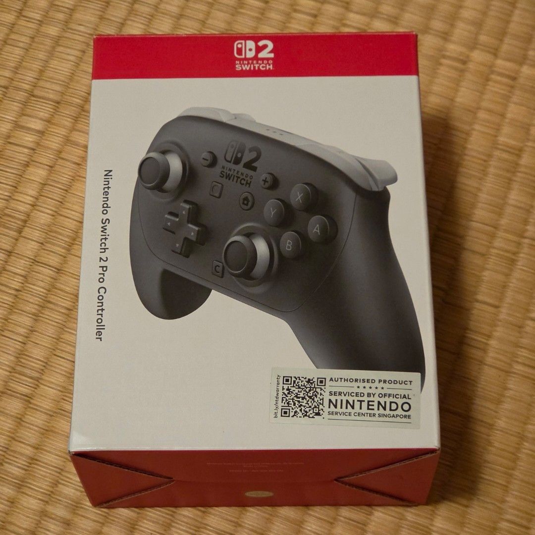 Nintendo Switch Pro 2 Controller (Category: Controllers) located in Singapore. Submitted by deathscythe_ew (Listing ID 1456366709, Image 3). Description: - Official Nintendo Switch 2 Pro Controller - Excellent for Nintendo Switch gaming - Includes original packaging - Inquire for any questions.