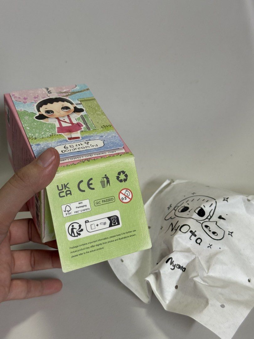 Nyota x Chibi Maruko Chan Blind Box - Daydreaming (Category: Designer & Blind Box Toys) located in Capas. Submitted by sweetcornandcheese (Listing ID 1456365978, Image 3). Description: Confirmed box - Daydreaming Extra from group pasabuy Sealed foil, with complete inclusions. Opened bottom only to check. .