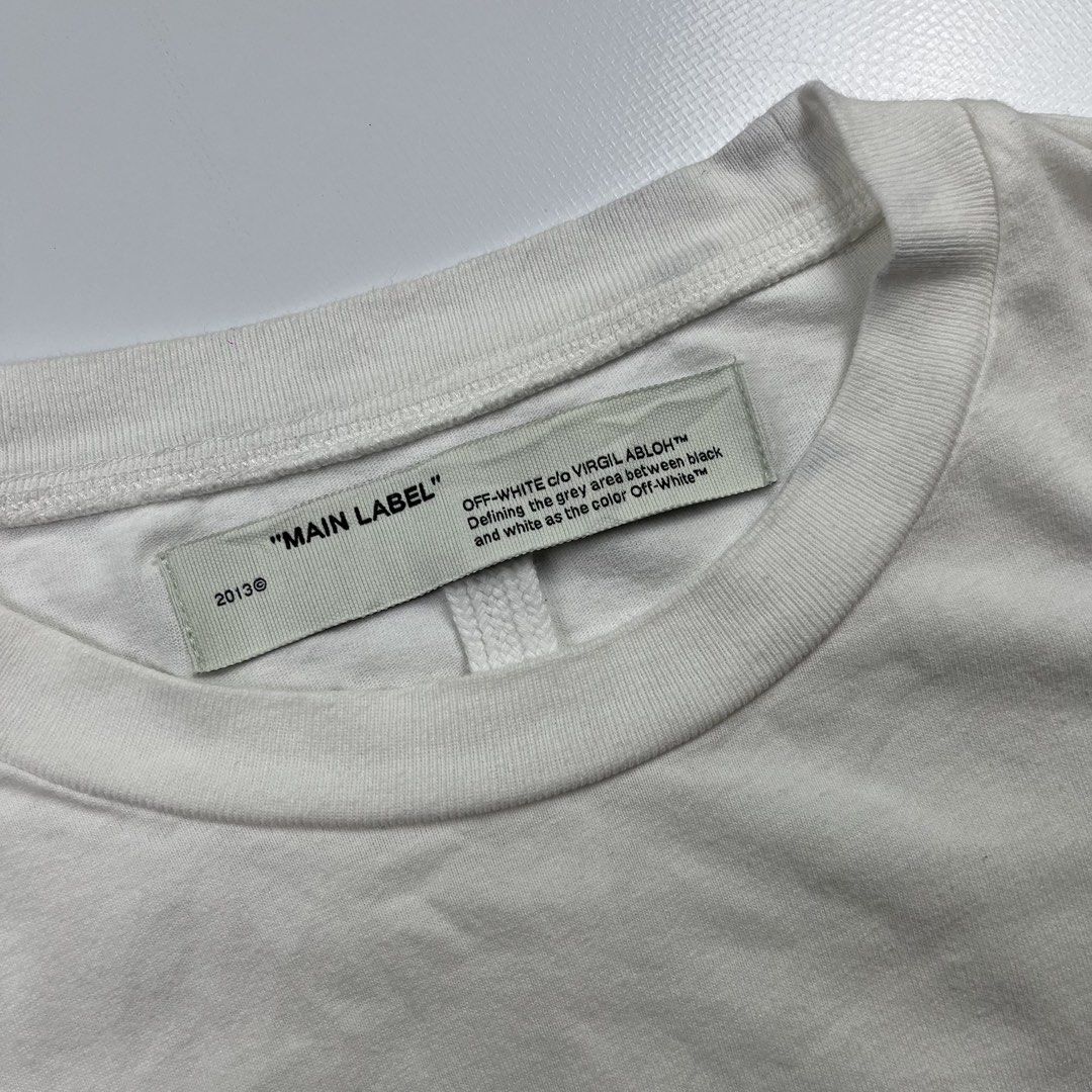 Off White (Category: Activewear) located in Lucena. Submitted by RAGGGGSSSS (Listing ID 1456379182, Image 3). Description: Off White SS20 Golden Ratio Pascall Tee XXS on Tag 30x21.5 Verygood Condition No major issue 2,500.