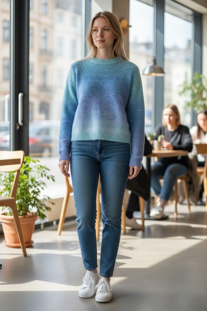 Ombre Knit Sweaters - Blue and Brown Tones (Category: Coats, Jackets and Outerwear) located in Taguig. Submitted by chloe_clothingco. (Listing ID 1456325347, Image 2). Description: - Two cozy knit sweaters - Classic crew neck design - Ombre color options: Blue to Purple, Brown to Beige - Soft and comfortable material - Ideal for layering or wearing alone - Perfect for cooler weather.