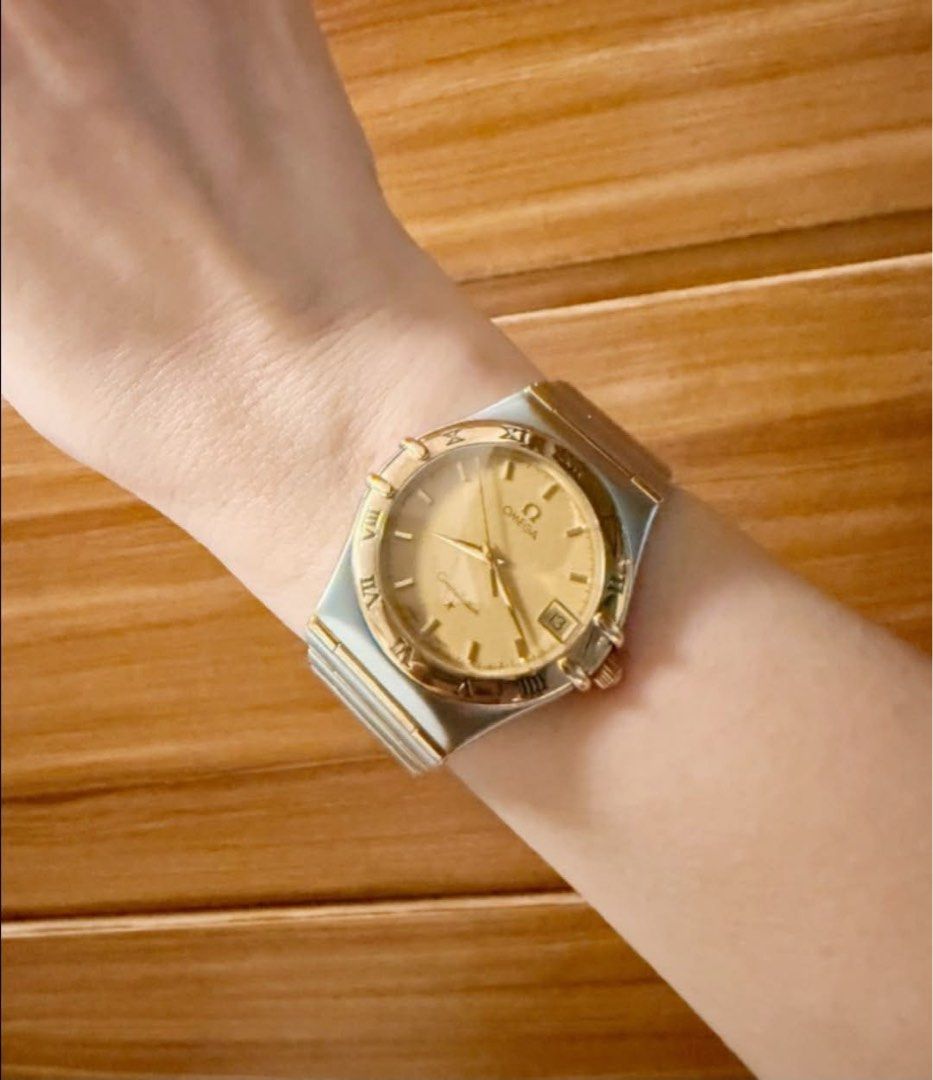 Omega Constellation (Category: Luxury Watches) located in Quezon City. Submitted by liezl.marie (Listing ID 1456353704, Image 3). Description: Om€ga Constellat!on Quartz 18K Gold Full Bars & Stainless Steel Watch. - Unisex 95k Open for layaway. Disclaimer: We are not affiliated, associated, authorized, endorsed by or in any way officially connected with any other company or luxury brand. All copyrights are reserved to the original brand..