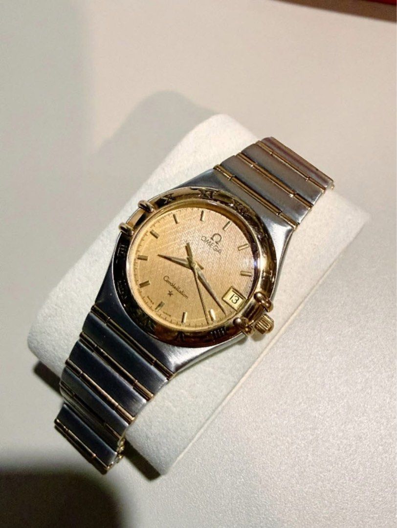 Omega Constellation (Category: Luxury Watches) located in Quezon City. Submitted by liezl.marie (Listing ID 1456353704, Image 2). Description: Om€ga Constellat!on Quartz 18K Gold Full Bars & Stainless Steel Watch. - Unisex 95k Open for layaway. Disclaimer: We are not affiliated, associated, authorized, endorsed by or in any way officially connected with any other company or luxury brand. All copyrights are reserved to the original brand..