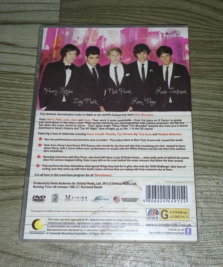 ONE DIRECTION - ALL FOR ONE DVD (Category: CDs & DVDs) located in Talavera. Submitted by thalifan46 (Listing ID 1456293991, Image 2). Description: ONE DIRECTION - ALL FOR ONE DVD NOTE : WAG NA LANG MAG MESSAGE KUNG HINDI NAMAN INTERESADO SA ITEM AT HANAP LANG AY KAKWENTUHAN.. WHAT YOU SEE IS WHAT YOU GET 100% ORIGINAL AUTHENTIC.. MOP : GCASH OR PALAWAN.. COURIER :LBC, JRS, J&T.. STRICTLY NO COD‼️.
