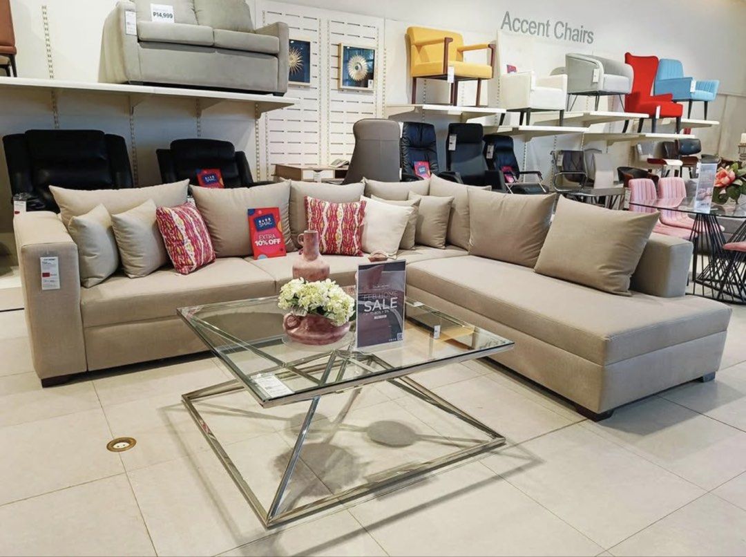 Our Home Braiden Sofa (Category: Sofas) located in Cavite. Submitted by lalavs08 (Listing ID 1456259721, Image 1). Description: FOR SALE: BRAIDEN SOFA( Leather) STILL IN WARRANTY BOUGHT FROM SM OUR HOME STILL IN VERY GOOD CONDITION ORIGINAL PRICE TODAY:74k FOR PICKUP ONLY DASMARINAS CAVITE Reason for Selling: Magpapalit ng mas maliit.