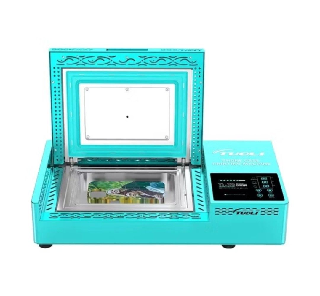 Phone Case 3D Sublimation Heat Transfer Machine Smart phone case printing machine (Category: Washing Machines and Dryers) located in Manila. Submitted by riyellacruz21 (Listing ID 1456252365, Image 1). Description: for sale: TUOLI TL-X9 Phone Case 3D Sublimation Heat Transfer Machine * Smart phone case printing machine * For phone case picture, headphoness, photo print etc ....