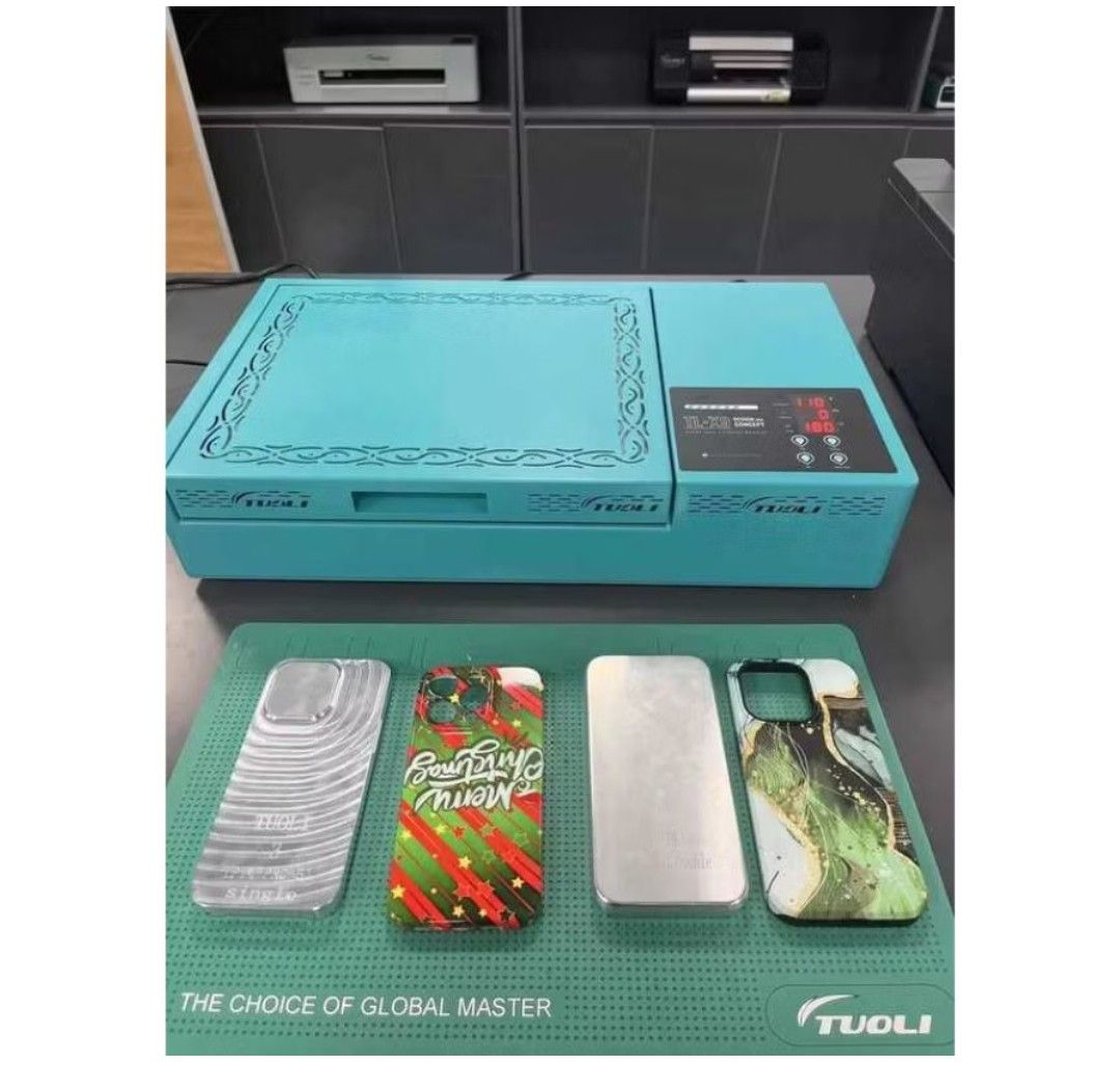 Phone Case 3D Sublimation Heat Transfer Machine Smart phone case printing machine (Category: Washing Machines and Dryers) located in Manila. Submitted by riyellacruz21 (Listing ID 1456252365, Image 2). Description: for sale: TUOLI TL-X9 Phone Case 3D Sublimation Heat Transfer Machine * Smart phone case printing machine * For phone case picture, headphoness, photo print etc ....