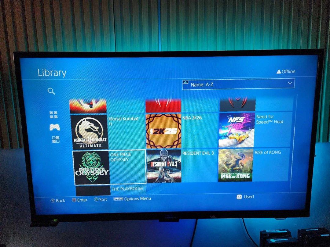 PS4 Slim 1TB Jailbreak | 15 Games | Good Condition (Category: PlayStation) located in Caloocan City. Submitted by a.antique02 (Listing ID 1456324630, Image 3). Description: PS4 Slim 1TB Jailbreak | 15 Games | Good Condition Description PS4 Slim 1TB Jailbreak ✅ Good working condition ✅ 1TB storage ✅ 15 games installed ✅ Clean and well-maintained ✅ Ready to play ✅ Complete cables 🎮 Controller included .