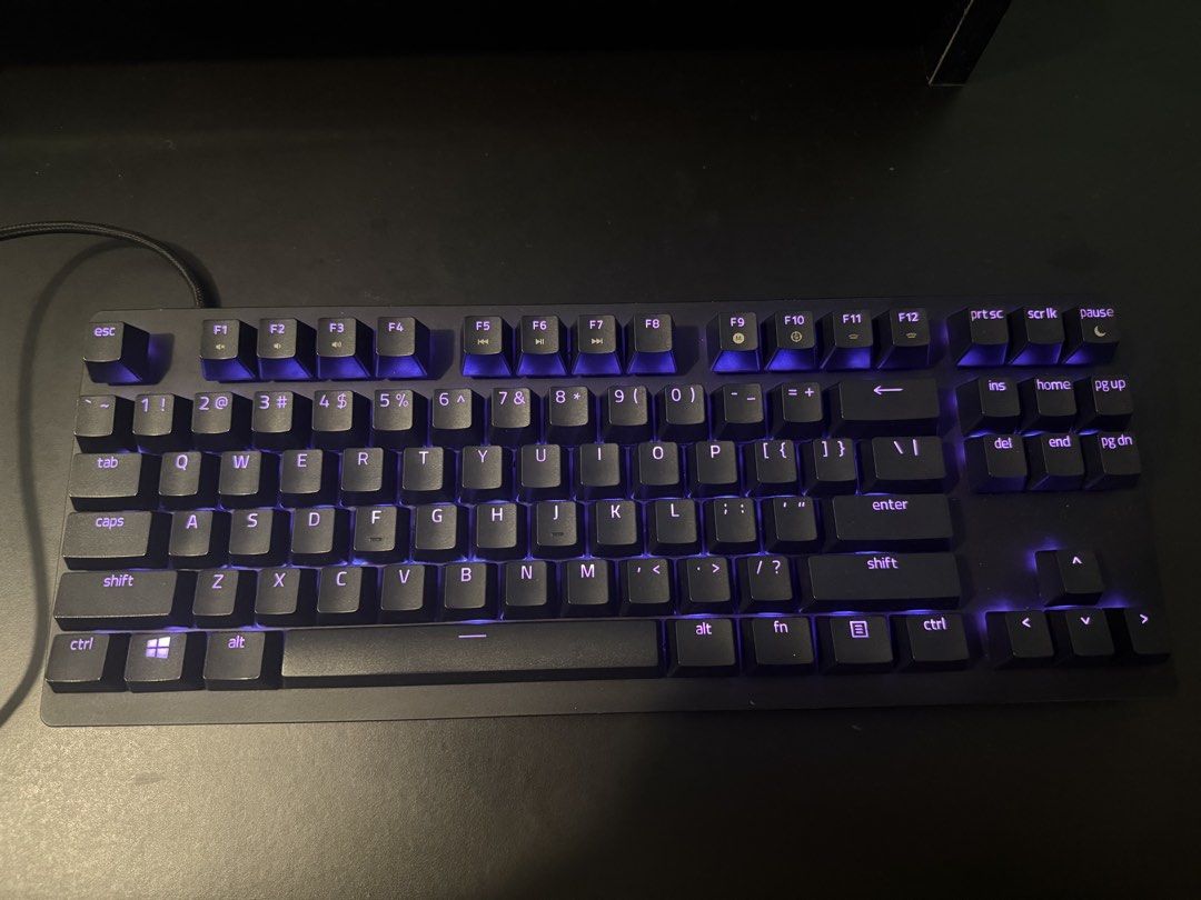 RAZER HUNTSMAN TOURNAMENT EDITION (Category: Computer Keyboard) located in Valenzuela. Submitted by kenneth0417 (Listing ID 1456311356, Image 2). Description: RAZER HUNTSMAN TOURNAMENT EDITION Used only few times Inclusions: Keyboard and Wire only RFS : Decluttering Loc: QC / Val / Bulacan.