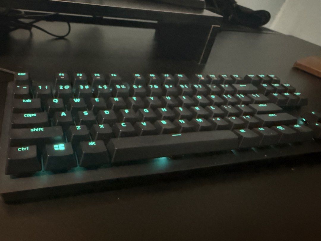 RAZER HUNTSMAN TOURNAMENT EDITION (Category: Computer Keyboard) located in Valenzuela. Submitted by kenneth0417 (Listing ID 1456311356, Image 3). Description: RAZER HUNTSMAN TOURNAMENT EDITION Used only few times Inclusions: Keyboard and Wire only RFS : Decluttering Loc: QC / Val / Bulacan.