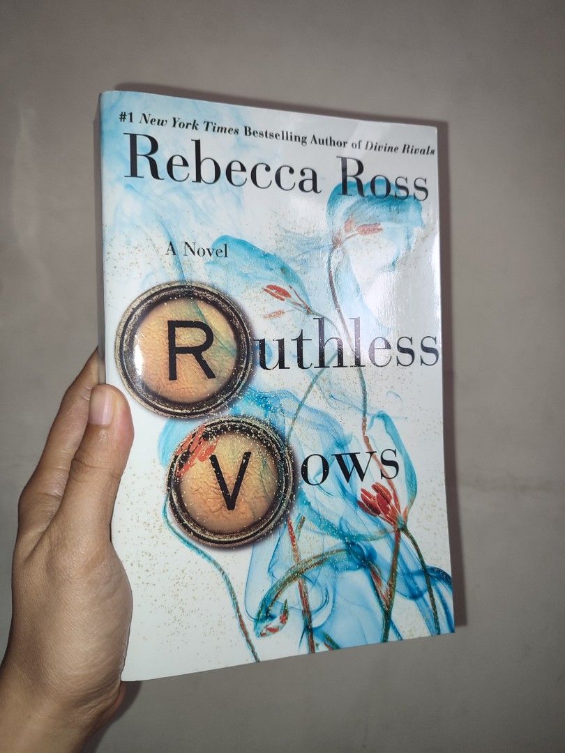 Ruthless Vows by Rebecca Ross - A Novel (Category: Storybooks) located in Manila. Submitted by bookworm_2070 (Listing ID 1456246125, Image 1). Description: RFS: Decluterring. Haven't read this yet, already forgot the story from book one, so no plans to read it. Authentic, bought from Fullybooked. Flaws: Mild foxing and tanning. Price: 💰 475 php (original price @672 php) 📦 MOD (shouldered by buyer): Lalamove (within Metro Manila only) or J&T Exp