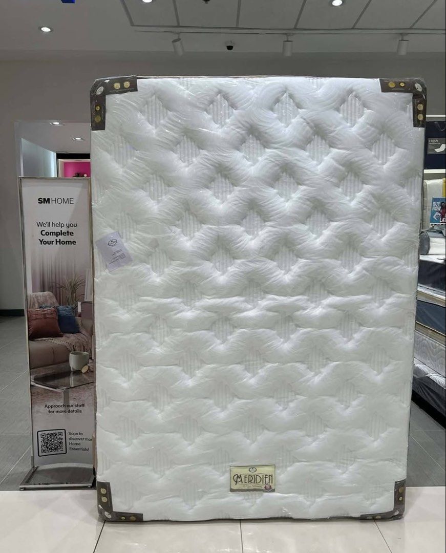 Salem Meridien Double-sized Foam Mattress (Category: Bed Frames & Mattresses) located in Antipolo. Submitted by shopbypalette (Listing ID 1456353918, Image 3). Description: Hey! We just moved to our new house and I’m selling this brand new Salem Meridien Foam mattress way lower than its original price. 😊 RFS: Ordered another mattress in smaller size that would fit my room. Urgently want to transfer to a buyer to save space in our new house. - St