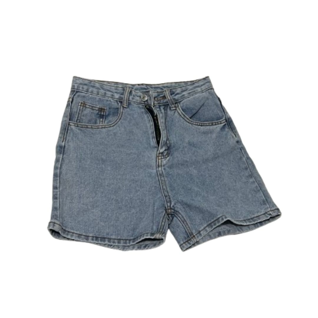 SHEIN Light Wash Denim Shorts (Category: Shorts) located in San Juan City. Submitted by decluttersbyjd (Listing ID 1456373806, Image 1). Description: .