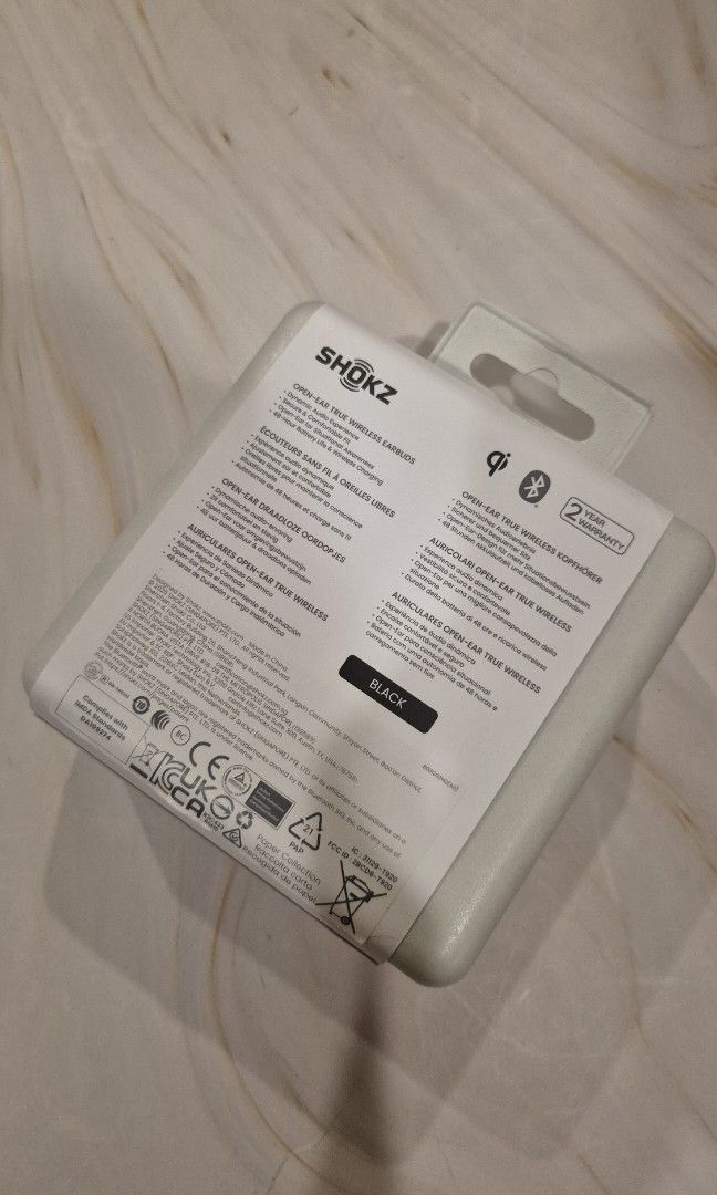 Shokz OpenFit 2+ (Category: Earphones) located in Pasig City. Submitted by zenzen1010 (Listing ID 1456363402, Image 3). Description: Hi All, Im selling this Shokz Open Fit 2+ The item is like new barely used. Comes with box everything intact. Cables and accesories are untouched. Bago pa. I am the first owner, and I assure you the item is still very prestine. Includes: Clear Case Shokz OpenFit Phones Original Wire/Cable Original Box Price slightly