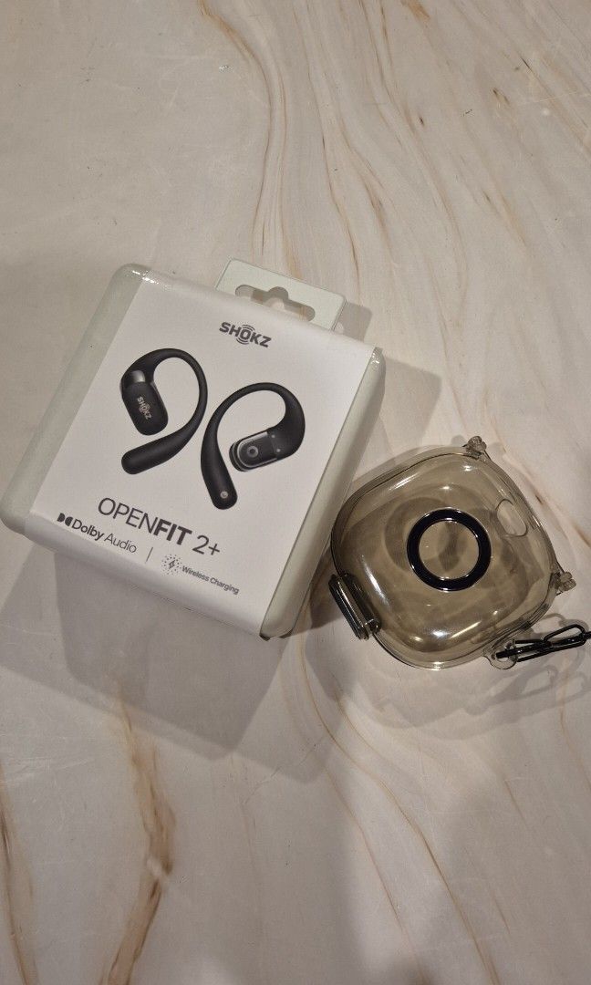 Shokz OpenFit 2+ (Category: Earphones) located in Pasig City. Submitted by zenzen1010 (Listing ID 1456363402, Image 1). Description: Hi All, Im selling this Shokz Open Fit 2+ The item is like new barely used. Comes with box everything intact. Cables and accesories are untouched. Bago pa. I am the first owner, and I assure you the item is still very prestine. Includes: Clear Case Shokz OpenFit Phones Original Wire/Cable Original Box Price slightly