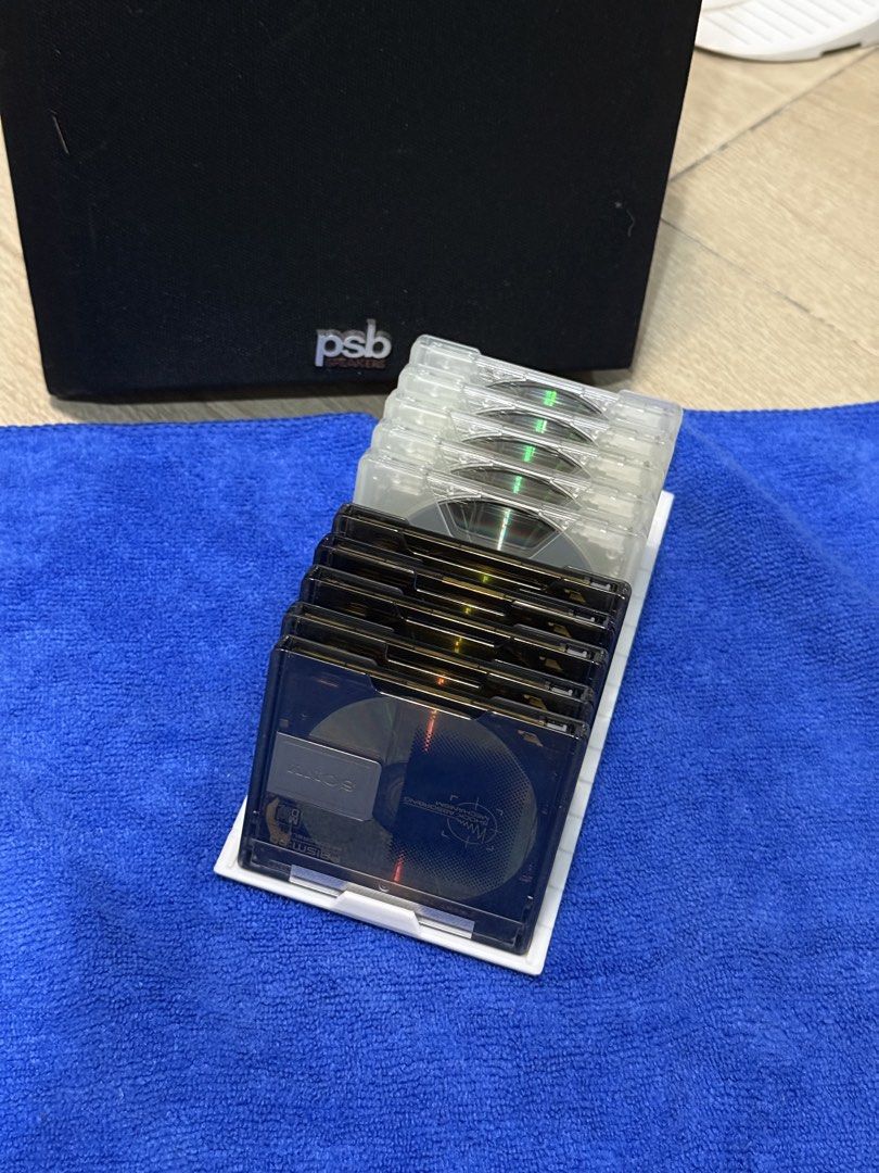 Sony MD MiniDisc 10pcs (Category: Portable Music Players) located in Makati City. Submitted by see5o5 (Listing ID 1456294860, Image 2). Description: Selling as a bundle 10 Sony MiniDiscs with cases and a free rack (holds 15 discs) 5pcs Sony Prism Gold 60 5pcs Sony Neige 74 The discs are clean and used gently not a lot of scratches on the discs themselves. The cases have typical scratches. All have been blanked and read quickly in MD Walkman recor