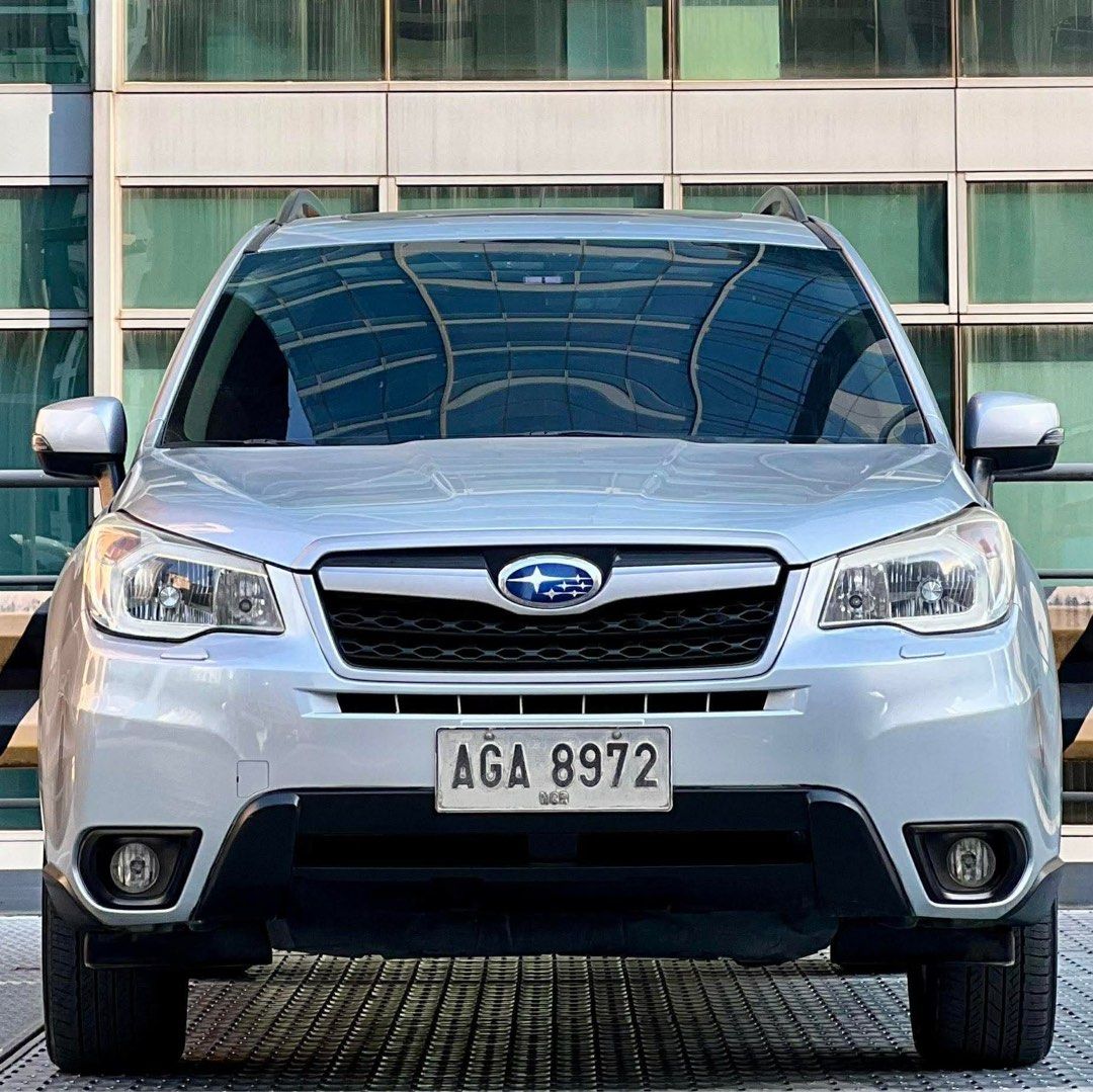 Subaru Forester 2.0 i Premium (A) (Category: Used Cars) located in Makati City. Submitted by maby_latido05 (Listing ID 1456265473, Image 1). Description: 2014 Subaru Forester 2.0i-P awd a/t gasoline 157k ALL IN DP! 2 YRS - Php 18,595 3 YRS - Php 13,436 (Chattel & Insurance included) FREE FULL VEHICLE SCANNING FREE Transfer FREE Detailing FREE Bank Processing 100% LEGIT MILEAGE 1st owned Automatic transmission 70k mileage only Well-maintained Sunr