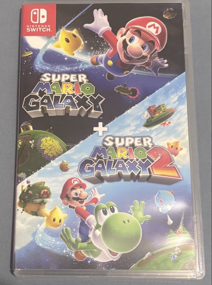 Super Mario Galaxy + Super Mario Galaxy 2 (Category: Nintendo) located in Marikina City. Submitted by xiaomijia (Listing ID 1456361099, Image 1). Description: Super Mario Galaxy + Super Mario Galaxy 2. This game is compatible for both Nintendo Switch and Nintendo Switch 2. Good condition. Negotiable slightly. RFS: done with the game. Ready to explore the far reaches of space? The Super Mario Galaxy and Super Mario Galaxy 2 games are two iconic Ma