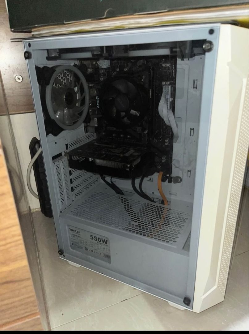 System unit Ryzen 5/1050ti/120ssd/1tb hdd (Category: Desktops) located in Caloocan City. Submitted by warmearth.4ce45 (Listing ID 1456412924, Image 3). Description: Gaming Desktop Ryzen 5 — ₱15,000 Specs: Ryzen 5 2600 (6C/12T) GTX 1050 Ti 4GB Gigabyte A320M S2H V2 (NVMe Support) 8GB RAM 128GB SSD + 1TB HDD Inplay 550W Bronze PSU Freshly cleaned Low temperatures Ready to use 📍 Taytay, Rizal — Pickup Only 💰 ₱15,000 Negotiable.