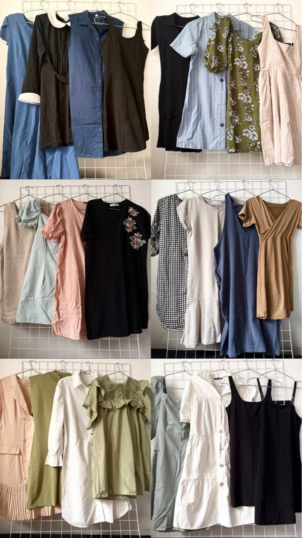 [Take All] Assorted Women's Tops, Dresses, and Sweaters Bundle (Category: Others Tops) located in Makati City. Submitted by djmlat (Listing ID 1456251297, Image 2). Description: - Bundle of personal preloved assorted women's clothing - Includes dresses, tops, and sweaters - Variety of styles and colors - Mix of casual and formal pieces - Perfect for updating your wardrobe - Excellent value for a multi-item deal - Expect minimal flaws, some needs 