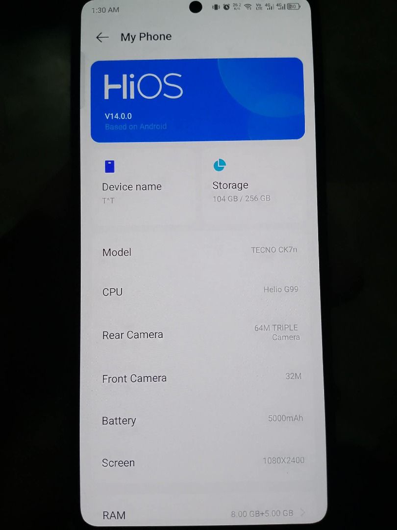 TECNO CAMON 20 PRO 4G (Category: Android Others) located in Caloocan City. Submitted by deeejaayyy (Listing ID 1456410920, Image 2). Description: FOR SALE: TECNO CAMON 20 PRO 4G (8GB RAM / 256GB Storage) Price: ₱5,500 ✅ Smooth and fast performance ✅ 8GB RAM + 256GB Storage ✅ 120Hz AMOLED Display ✅ 64MP Rear Camera ✅ 32MP Selfie Camera ✅ 5000mAh Battery with Fast Charging ✅ No issues, fully functional ✅ Includes Charger and Phone Case 📌 Condition
