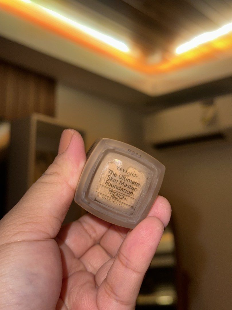 Teviant (Trench) - The Ultimate Skin Master (Category: Makeup) located in Makati City. Submitted by micatd (Listing ID 1456338707, Image 2). Description: - Used only once then after i put it wrong shade pala, too dark on me SRP: 987 Selling it for 500 lang - Teviant The Ultimate Skin Master Foundation - Shade: Trench - Reason for selling: Incorrect shade match.