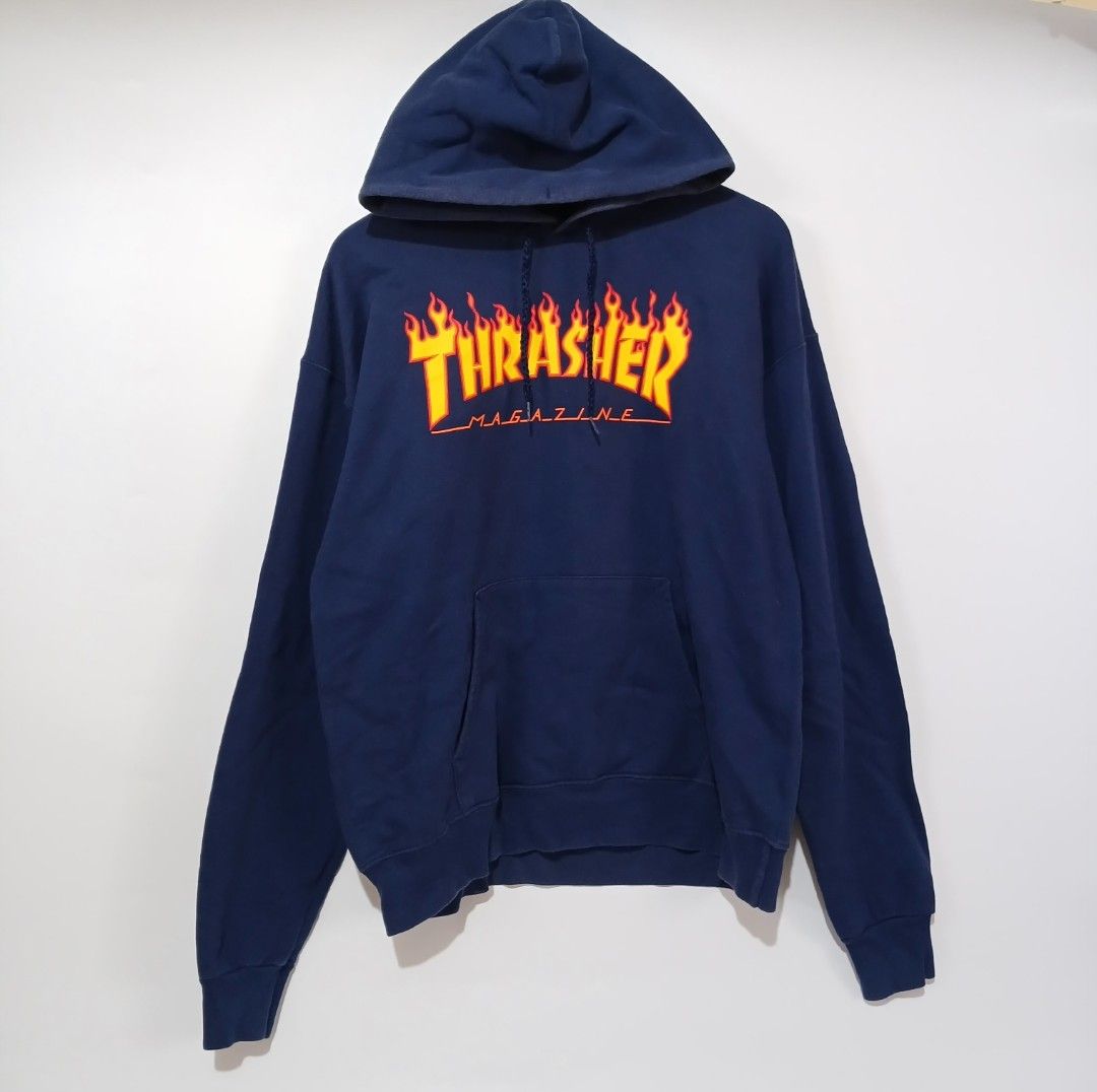 THRASHER HOODIE (Category: Hoodies) located in Ozamiz City. Submitted by 2nd.sight (Listing ID 1456290847, Image 1). Description: size: medium w: 23 l: 27 issue: feded hood (seen on pics).