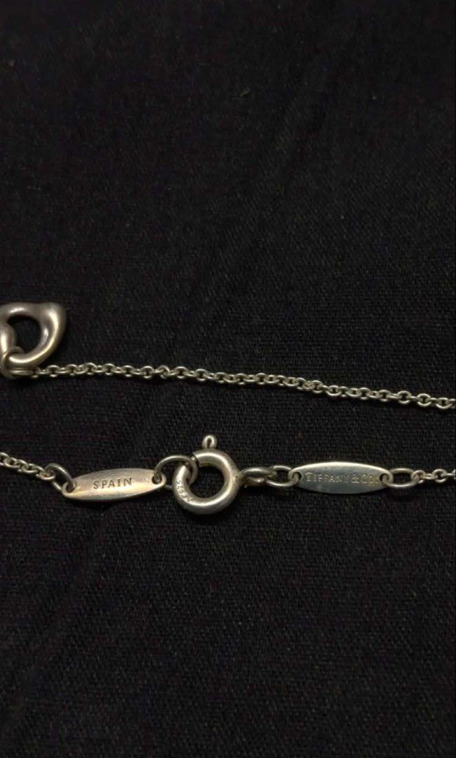 Authentic Tiffany & Co. Open Heart Sterling Silver Bracelet (Category: Bracelets) located in Manila. Submitted by highandrea15 (Listing ID 1455067222, Image 2). Description: ✨TIFFANY & CO. ELSA PERETTI OPEN HEART BRACELET IN SILVER✨ 📌Price negotiable for sure buyers. ❌No bogus buyers / joy reservers 💰 Serious buyers only - Guaranteed Authentic. Bought from Las Vegas this year for $460 will sell it for $195. - Sterling Silver - 11 mm Open Heart 
