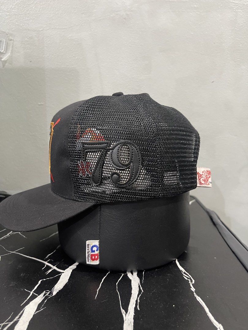 True Religion 100% Authentic Buddha Crest Mesh Trucker Cap (BELOW SRP) | The Cap Source (Category: Caps & Hats) located in Valenzuela. Submitted by oseancollective (Listing ID 1456383987, Image 2). Description: Upgrade your streetwear collection with this classic True Religion Mesh Trucker Cap. Features a high-detail embroidered True Religion Buddha crest patch on the front crown, crossed red arrow details, side mesh panels with a 3D embroidered 