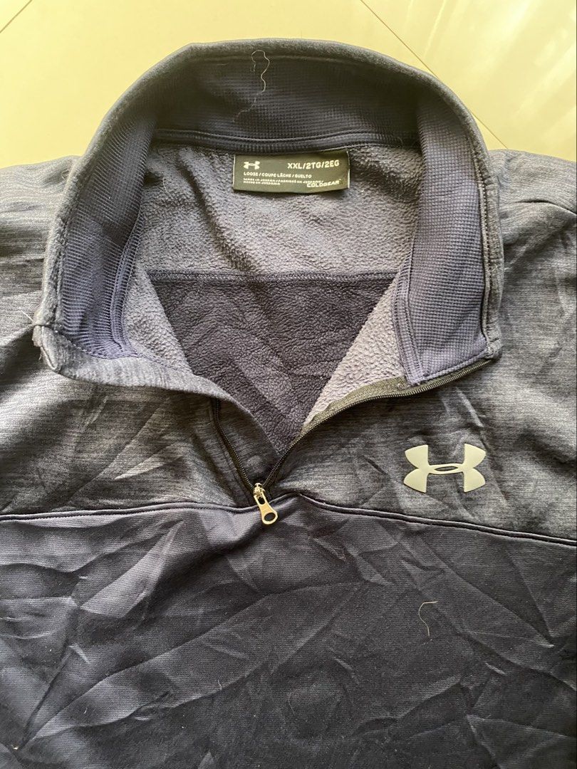 UNDER ARMOUR Q ZIP (Category: Activewear) located in Cavite. Submitted by gedom (Listing ID 1456271334, Image 3). Description: UNDER ARMOUR Q ZIP SWEATSHIRT Size XXL 26x29 DIMES EXCELLENT NO ISSUE 600 Dasma cavite.