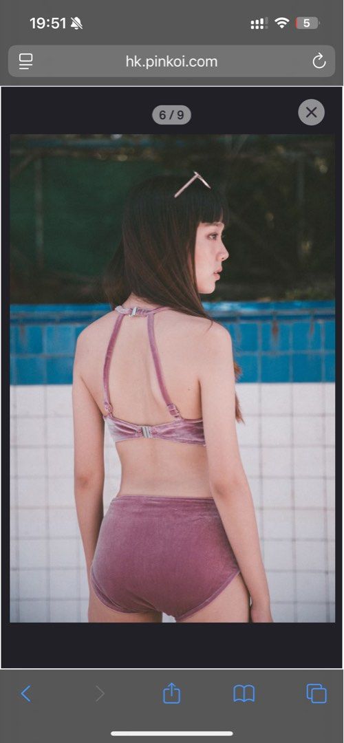 Velvet Dusty Rose Bikini Set 泳衣 比堅尼 比基尼 沙灘 粉紅 潛水 游水 游泳 海灘 玩水 浮潛 度假 內衣 胸圍 內褲 底褲 bra underwear top bottom beach （分類：泳衣）位於 Hong Kong。 由 lethingsbe 提交（商品編號 1456349251，圖片 2）。簡介： Size L。